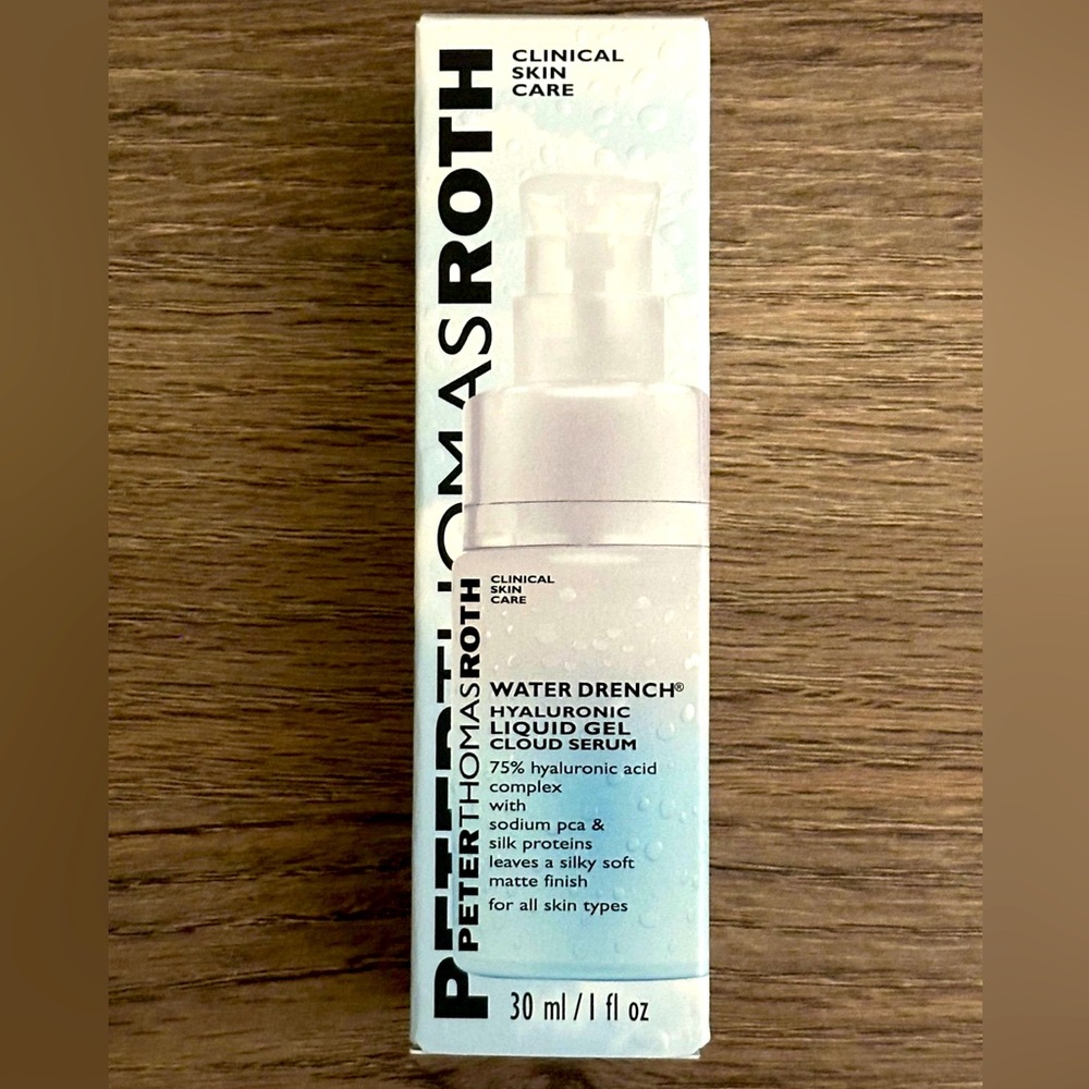 PETER THOMAS ROTH WATER DRENCH HYALURONIC LIQUID GEL CLOUD SERUM (NEW IN BOX)